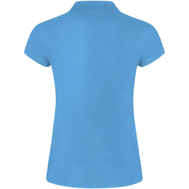 Star short sleeve women's polo - Roly Turquois