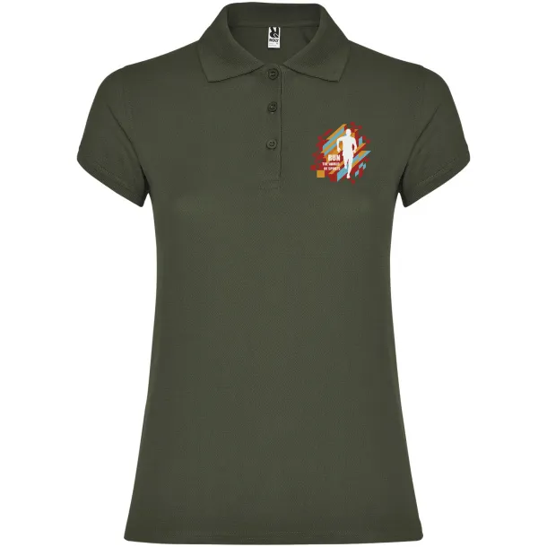 Star ženska polo majica kratkih rukava - Roly Venture Green