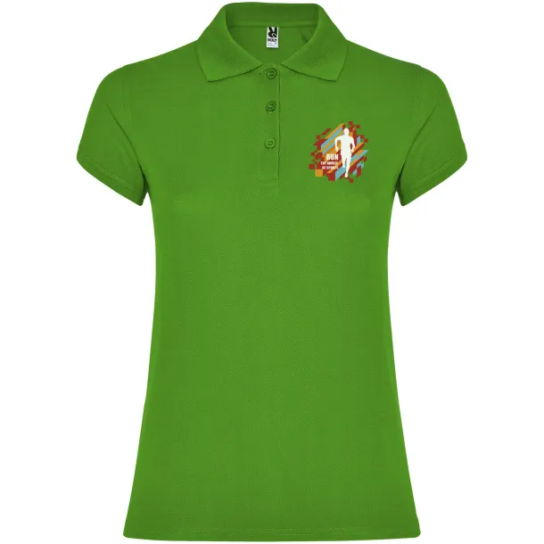 Star ženska polo majica kratkih rukava - Roly Grass Green