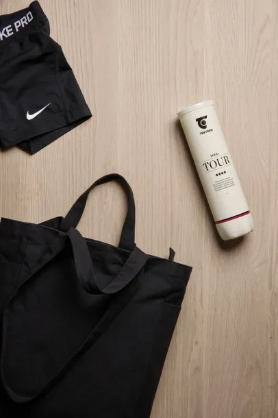 VINGA Hilo AWARE™ recycled canvas zip tote - Vinga Crna