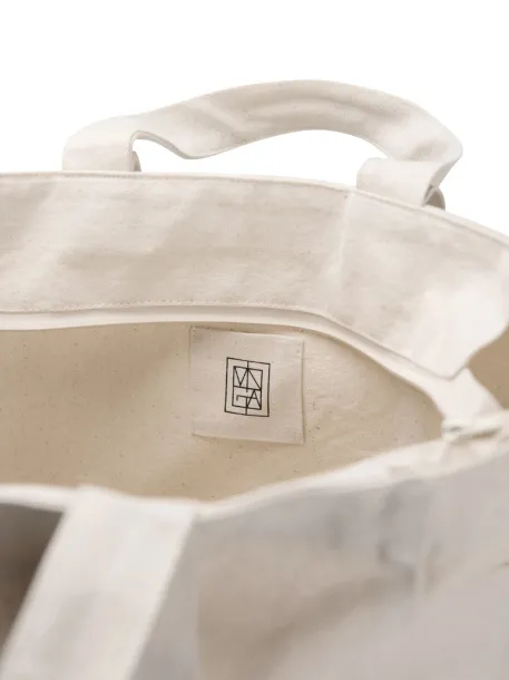 VINGA Hilo AWARE™ recycled canvas zip tote - Vinga off white