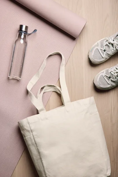 VINGA Hilo AWARE™ torba s patentnim zatvaračem od recikliranog platna - Vinga off white