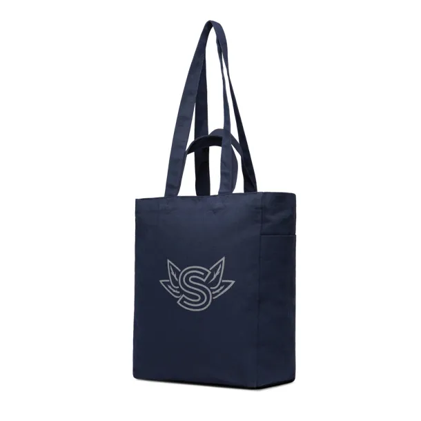 VINGA Hilo AWARE™ recycled canvas zip tote - Vinga blue 