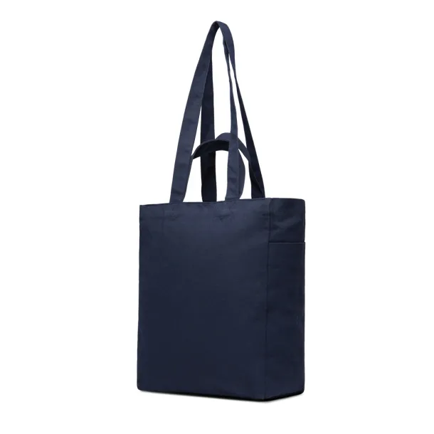 VINGA Hilo AWARE™ recycled canvas zip tote - Vinga navy