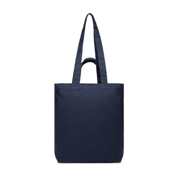 VINGA Hilo AWARE™ recycled canvas zip tote - Vinga navy