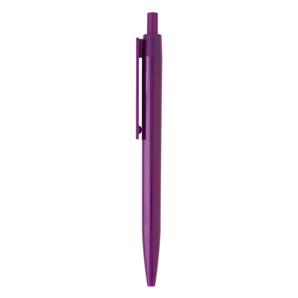 AMIGA CLIP Plastic ball pen Purple