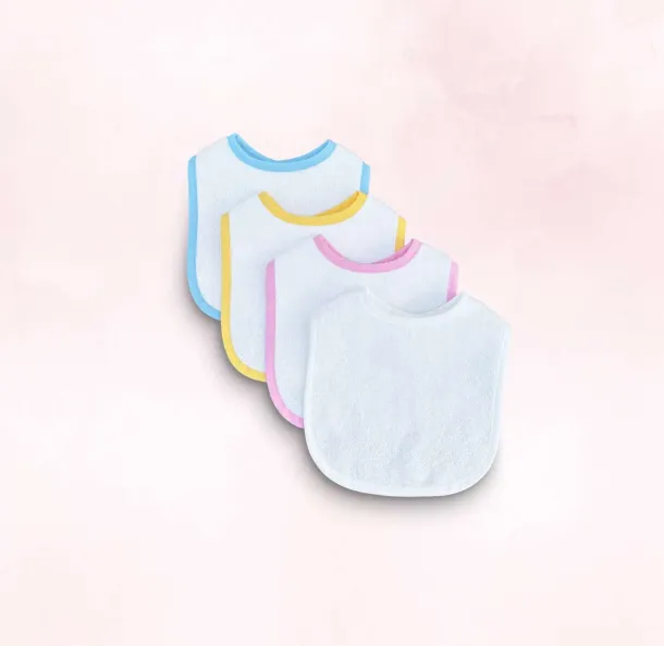 OLIMA BABY BIB TERRY - Olima White