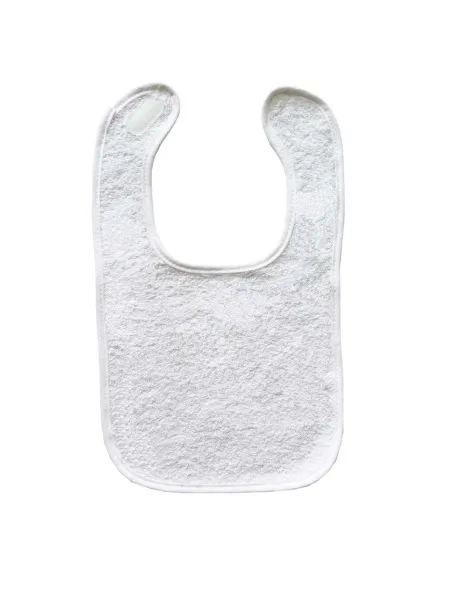 OLIMA BABY BIB TERRY - Olima White