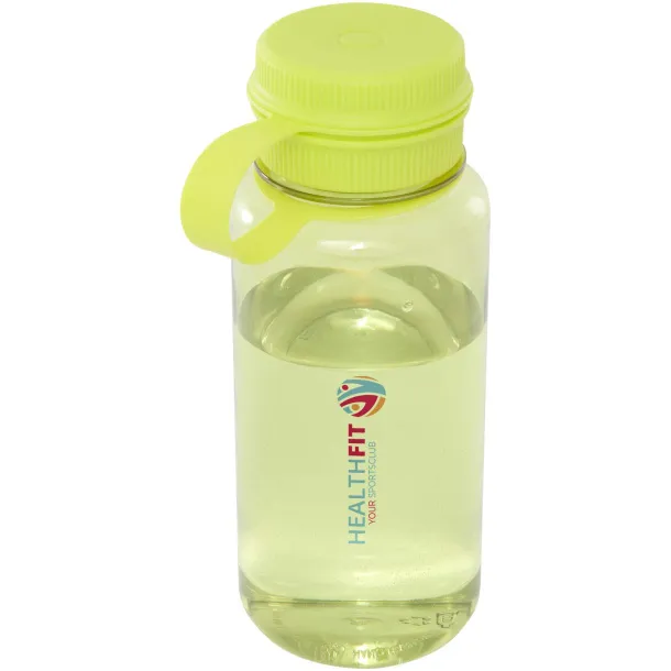 Ryder 900 ml RCS certified RPET sport bottle with multi-function lid Lime