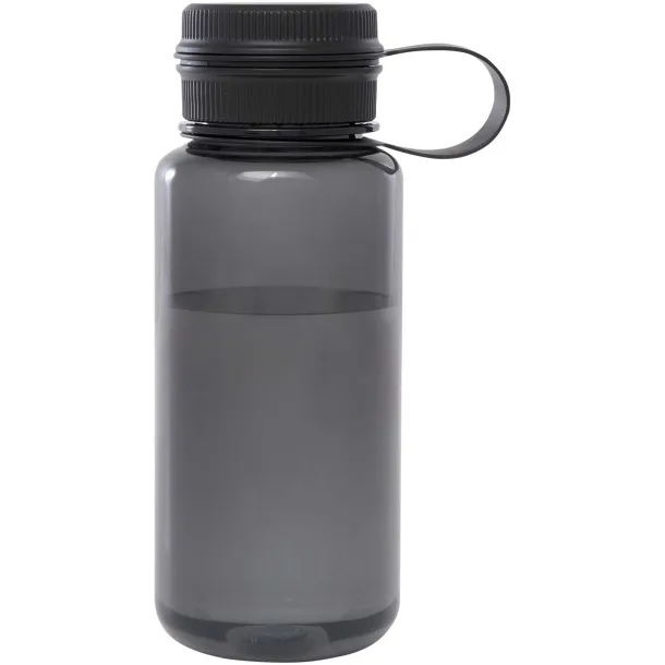 Ryder 900 ml RCS certified RPET sport bottle with multi-function lid Crna