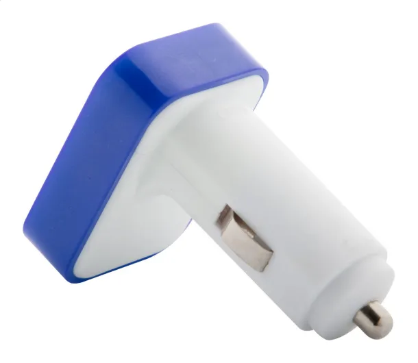Waze USB car charger Blue White