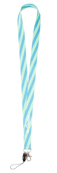 Subyard B RPET custom sublimation lanyard White