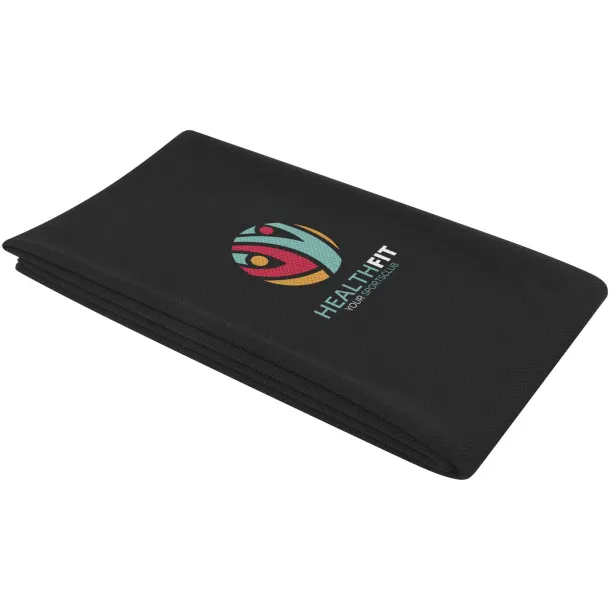 Althea sportski ručnik, 70x140 cm Solid black