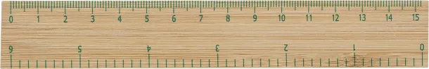 Greta Bamboo ruler  brown