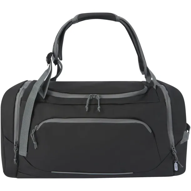 Aqua GRS reciklirani vodootporni ruksak/torba, 35L Solid black