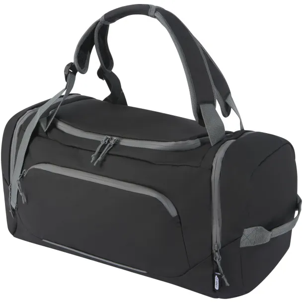 Aqua GRS reciklirani vodootporni ruksak/torba, 35L Solid black
