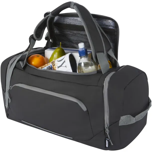 Aqua GRS reciklirani vodootporni ruksak/torba, 35L Solid black