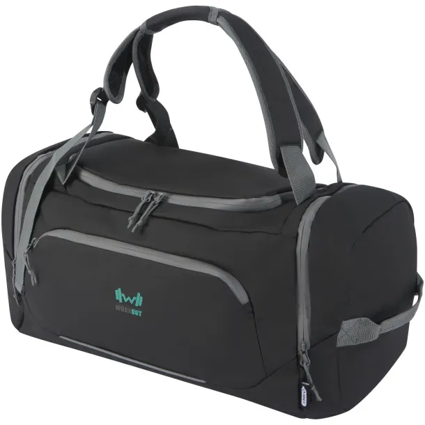 Aqua GRS reciklirani vodootporni ruksak/torba, 35L Solid black