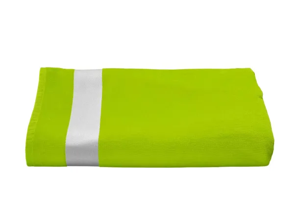  OLIMA VELOUR BEACH TOWEL 400 g/m2 - Olima Citrus Green