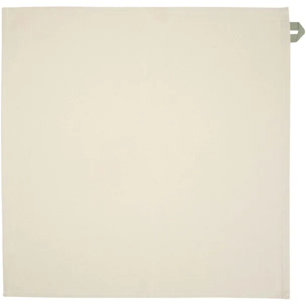 Alora 200 g/m² recycled cotton kitchen towel Heather green