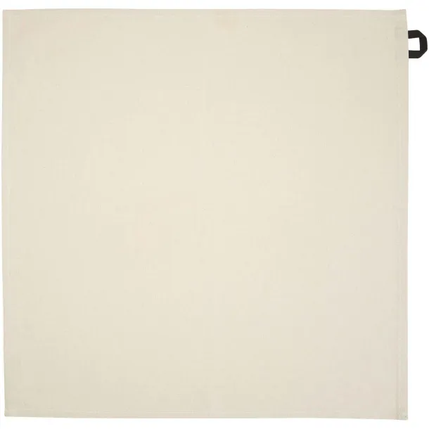 Alora 200 g/m² recycled cotton kitchen towel Solid black
