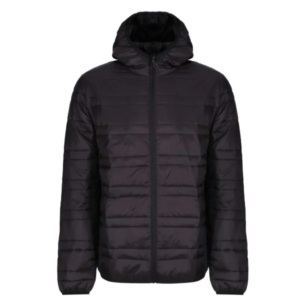 FIREDOWN HOODED PACKAWAY JACKET - Regatta Black Black