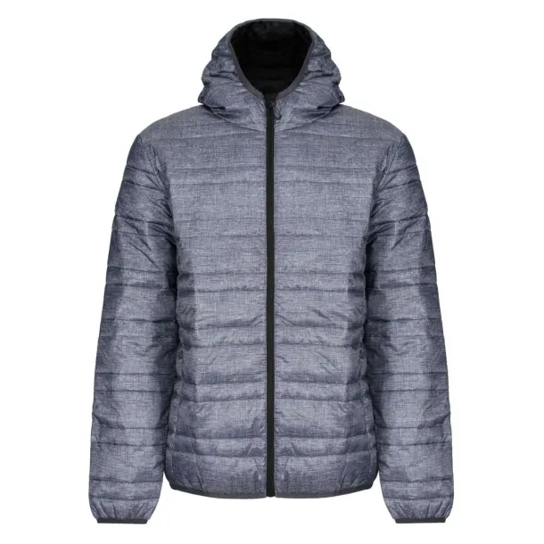 FIREDOWN HOODED PACKAWAY JACKET - Regatta Marl Grey Black
