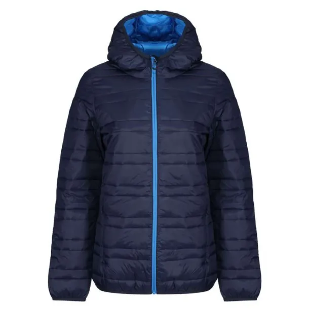FIREDOWN WOMENS HOODED PACKAWAY JACKET - Regatta Navy French Blue