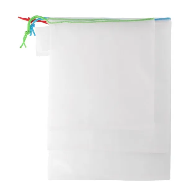  RPET bag for fruits and vegetables, 3 pcs Bijela