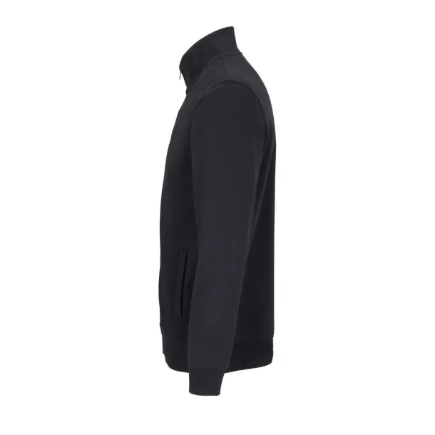 SOL'S COOPER Unisex pulover s patentnim zatvaračem, 280 g/m2 - SOL'S Crna