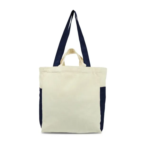 Matej Cotton shopping bag navy blue