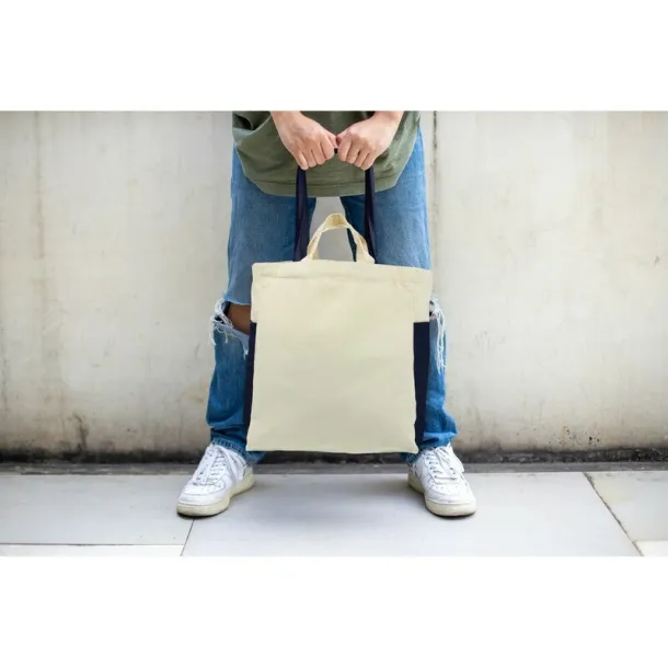 Matej Cotton shopping bag navy blue
