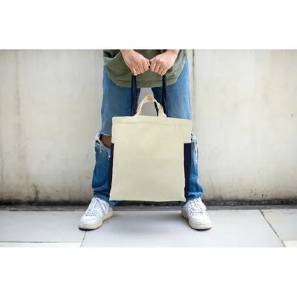 Matej Cotton shopping bag navy blue