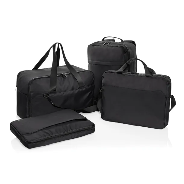 Swiss Peak Aware™ RPET Essential 15.6 inch laptop bag - Swiss Peak Black 