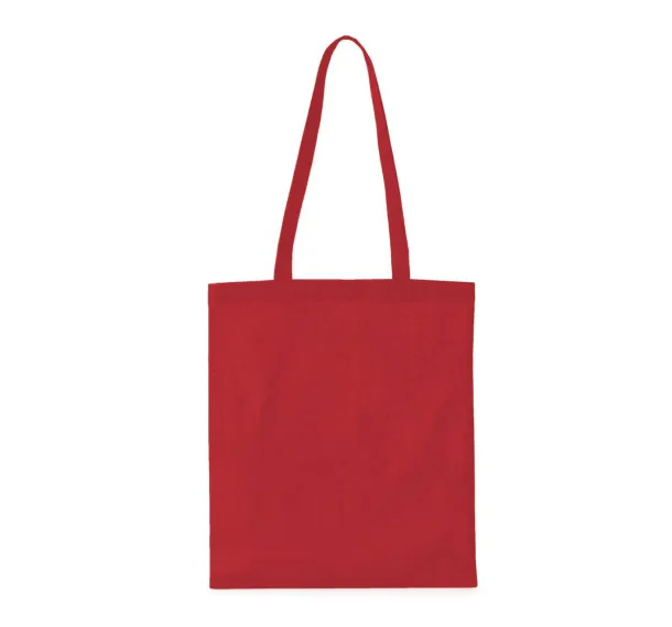  ORGANIC COTTON SHOPPING BAG - 130 g/m² - Kimood Hibiscus Red