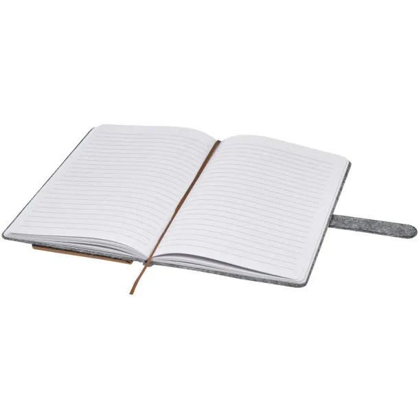 Viviana notes od recikliranog filca i pluta, A5 Prirodna