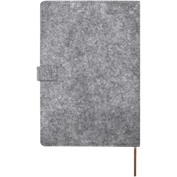 Viviana A5 recycled felt and cork notebook Natural