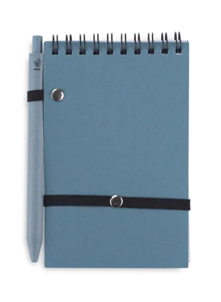  Notebook with pen  A6 - Fruit of the Loom Nebaski plava