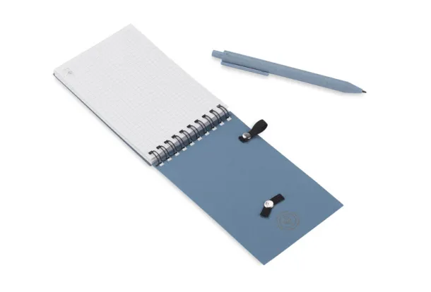  Notebook with pen  A6 - Fruit of the Loom Nebaski plava