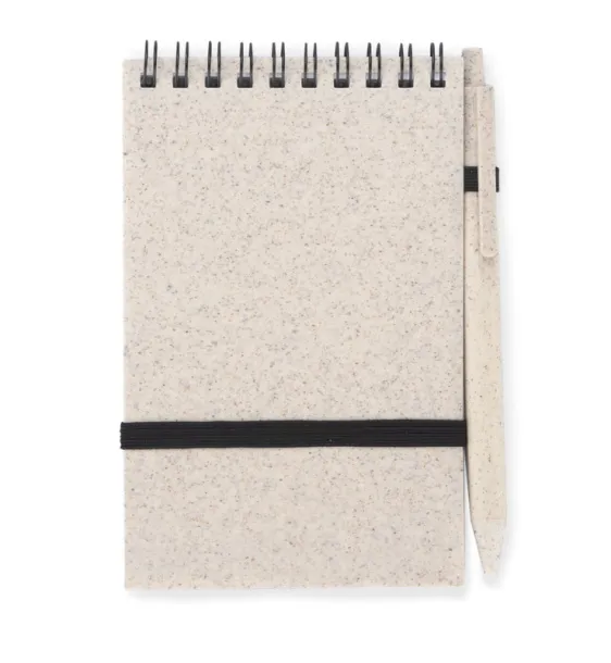  Notebook with pen  A6 Prirodna