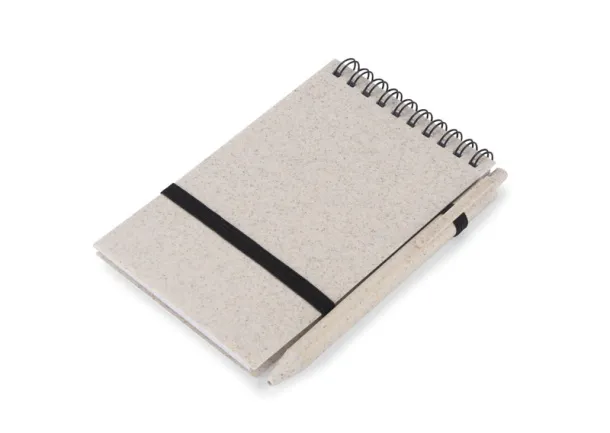  Notebook with pen  A6 - Fruit of the Loom Prirodna