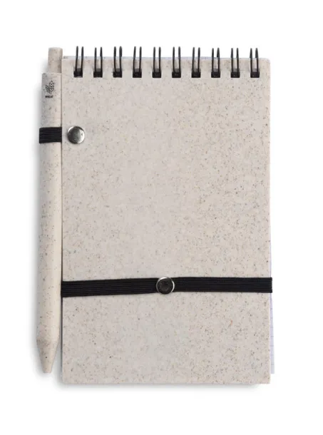  Notebook with pen  A6 Prirodna
