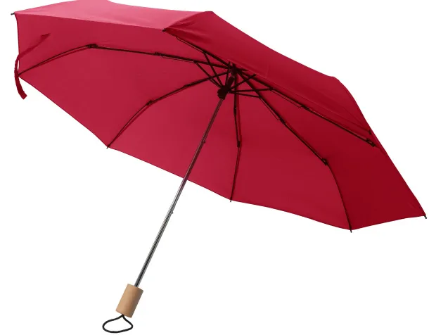  rPET 190T umbrella Brooklyn red