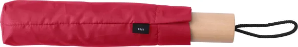  rPET 190T umbrella Brooklyn red