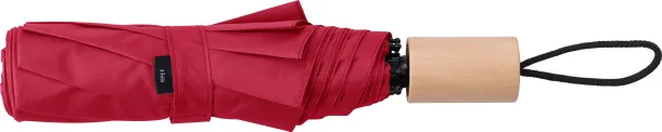  rPET 190T umbrella Brooklyn red