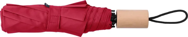  rPET 190T umbrella Brooklyn red
