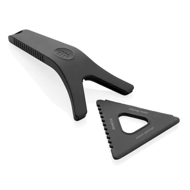  3-in-1 ice scraper Black