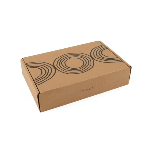 VINGA Minton RCS recycled polyester heat pillow - Vinga brown 