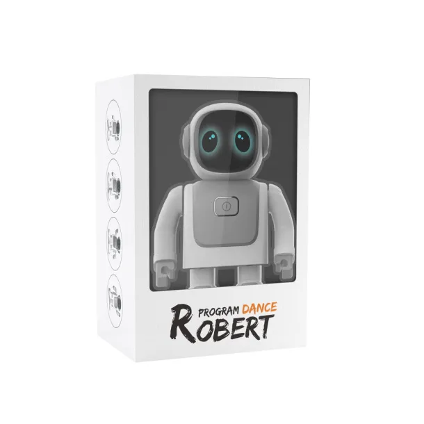 Robert plešući robot zvučnik - XD Collection Bijela Siva