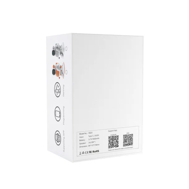 Robert the dancing robot speaker - XD Collection White Grey